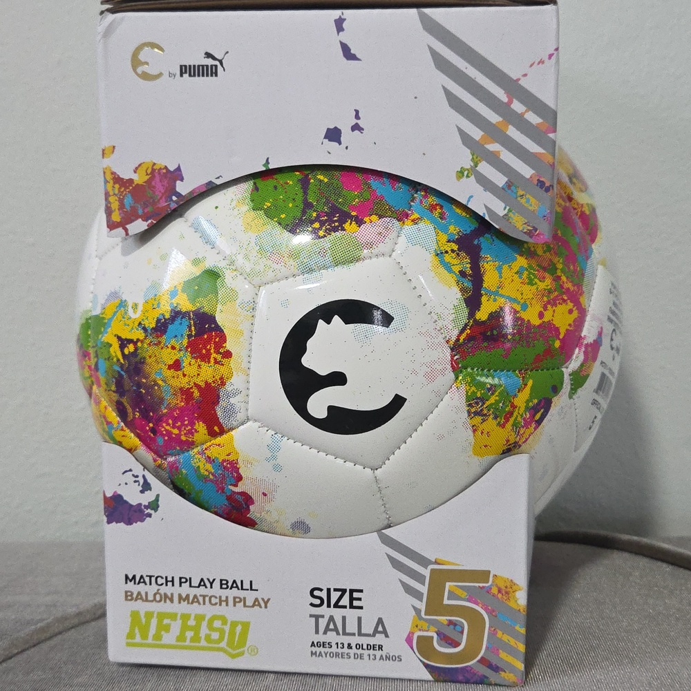 Puma Unique Procat Unity NFHS Soccer Ball Size 5  143768